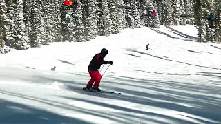 Dad 80 son 57 skiing Eldora CO feb 2020