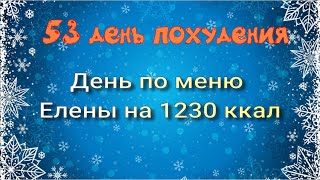 Худею по меню Елены на 1230 ккал//Похудела на 7,4 кг //Худею с веса 102.7 кг//53 день похудения