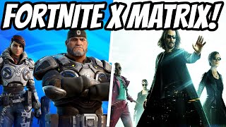 FORTNITE x MATRIX! NUOVA COLLABORAZIONE! BUNDLE GEARS OF WARS! Fortnite NEWS