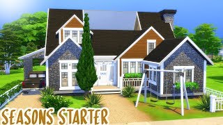 SEASONS STARTER HOME | The Sims 4 Speed Build