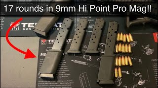 Hi Point 9mm Carbine Pro Mag with 17 Round Capacity!!