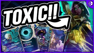 [NEW] The BEST Darkness Deck is soo TOXIC!! | Legends of Runeterra Darkness Deck Gameplay