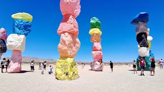 Exploring Nevada's Seven Magic Mountains, 30 Minutes South Of Las Vegas Strip