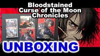 【Switch】Unboxing Bloodstained Curse of the Moon Chronicles Limited Edition !!!