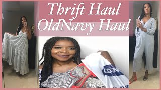 Spring Thrift Haul + OldNavy Haul | Tabitha Marie