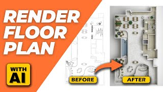 Render Architecture Floor Plan in 02 minutes