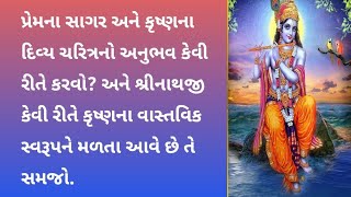 પ્રેમના સાગર અને કૃષ્ણના દિવ્ય ચરિત્રનો અનુભવ કેવી રીતે કરવો? Pushtimarg Satsang, Pushti Bhakti,