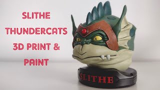 Thundercats Slithe 3D Print, Paint & Review bust / statue