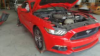 AC1479  2017 FORD MUSTANG 5.0L COYOTE ENGINE PULLOUT OKAUTOPARTSMS