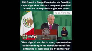 Amlo reta a Diegos de Cevallos