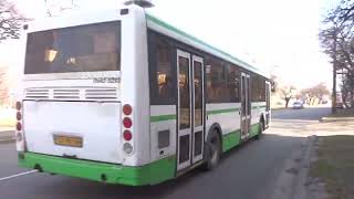 LiAZ-5293. The first Russian semi-low-floor large class bus. Chernivtsi Ukraine. CHERKASSYAUTOTRANS