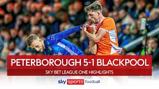 Posh smash FIVE past Blackpool 🖐️ | Peterborough 5-1 Blackpool | EFL Highlights