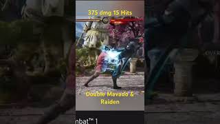 Best  Raiden combos Double Mavado assist combo Mortal Kombat 1 #mk1 #short  #shorts #mortalkombat