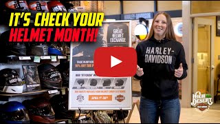 April is Check your Helmet Month!