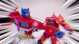 Optimus Prime vs Char Zaku | stop motion | 2k subscribers special #stopmotion#transformers#gundam