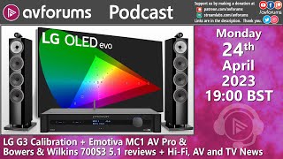 LG G3 Calibration + Emotiva MC1 AV Pro & Bowers & Wilkins 700S3 5.1 reviews + HiFi, AV and TV News