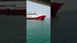 Sir Bani Yas Island ferry Speed Boat and Ship to Dalma Island  Abu Dhabi