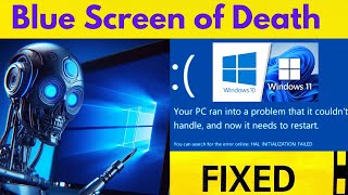 How to Fix Windows 10 - 11 Blue Screen of Death-Windows BSOD-Windows Blue Screen-Blue Screen Error