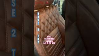 Ertiga wooden finish seat cover only @ kvd autozone delhi | 9560975580 / 8860497089