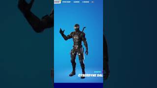 Snake Eyes in Fortnite!!! GI JOE The Real American Hero! #Shorts