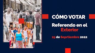 Cómo votar: Referendo en el Exterior, Cuba - Pasaporte + Clave Mail