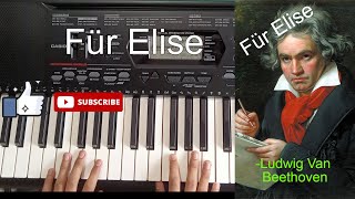 Für Elise Played On Piano! │Ludwig Van Beethoven