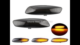 Dynamic LED side marker turn Signal Blinker light for C3 C4 Coupe