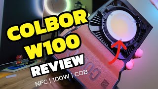 Colbor W100 Review - High-performing portable COB LED light for video