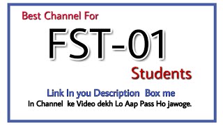 FST-1 Important QUESTION, FILL IN THE BLACK  PREVIOUS QUESTION PAPER.