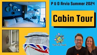 P & O Arvia Balcony Cabin Tour