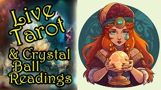 Live Crystal Ball Reading with Tarot Card Reading & Soundbath 🔮