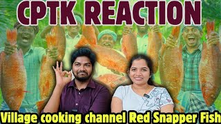 Red snapper fish fry | CPTK Reaction | #cookingvideo #reaction  @VillageCookingChannel