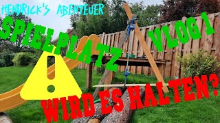 DIY Spielplatz / vlog 1 / Die Baumstammtreppe