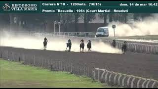 10° Carrera 1200 mts (Hip Villa Maria) Ganadora Esencial Licha