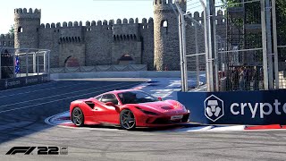 F1 22 gameplay of the New F1 Life SUPERCARS & Pirelli Hot Laps