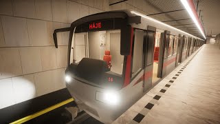 PRAGUE METRO SIMULATOR | Linka C | Letňany - Háje | M1