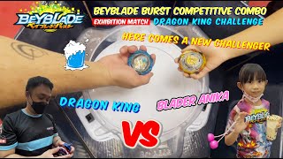 The Dragon King VS Blader Anika | Beyblade Burst Competitive Exhibition Match ベイブレードバースト