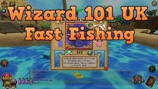 Wizard101 : Fast Fishing , Catching Basking in the Sun shark