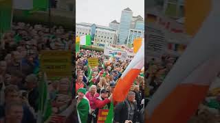 🇮🇪IRELAND PROTESTS.THOUSANDS MARCH AGAINST TRAITORS IN GOVERNMENT🇮🇪