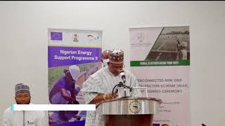 Grant Signing Ceremony for Interconnected Mini-grid Acceleration Scheme (IMAS)