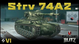 Играю на Strv 74A2 В рандоме. World of Tanks Blitz