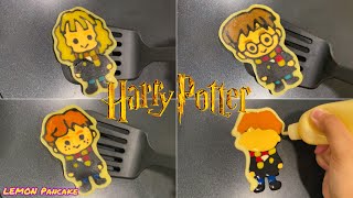 Harry Potter Pancake Art - Harry Potter, Hermione Granger, Ronald Weasley | LEMON Pancake