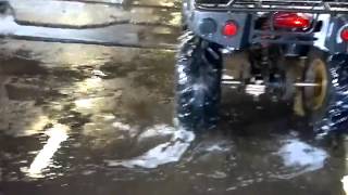 New Force 150cc Countryman Offroad Quad Bike in the car wash