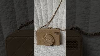 No paparazzi please! Look at this rare Chanel camera bag. #chanelbag #rarebag