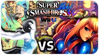 WII FIT TRAINER VS. ZERO SUIT SAMUS ▪ SUPER SMASH BROS. WII U