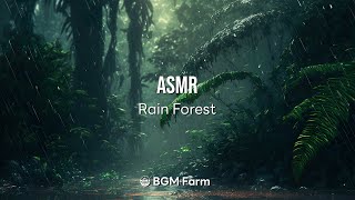 [ASMR] Relaxing Rain by the Forest For Study, Sleep, Meditation 6hour ASMR