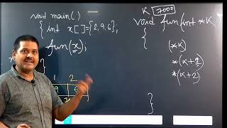 C Lang 6.3: Passing value/address/ array through function