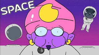 BRAWL STARS ANIMATION - BRAWLERS IN SPACE (PARODY)