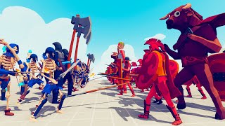 ANCIENT TEAM vs SKELETS TEAM | TABS Totally Accurate Battle Simulator