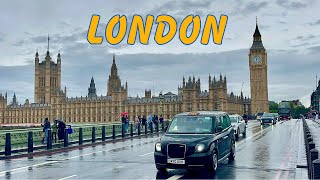 "Enchanting Stroll: London Walk on a Rainy Afternoon 2024! ☔️🌧️ #London #RainyDay